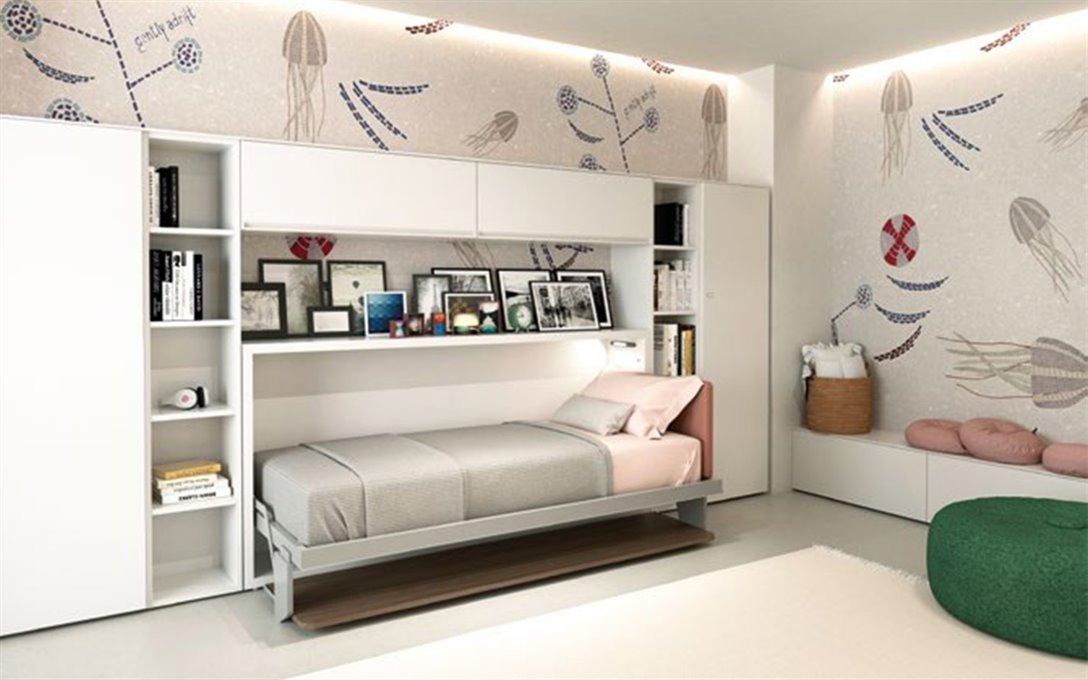Opklapbed 1persoons BedHabits 2b